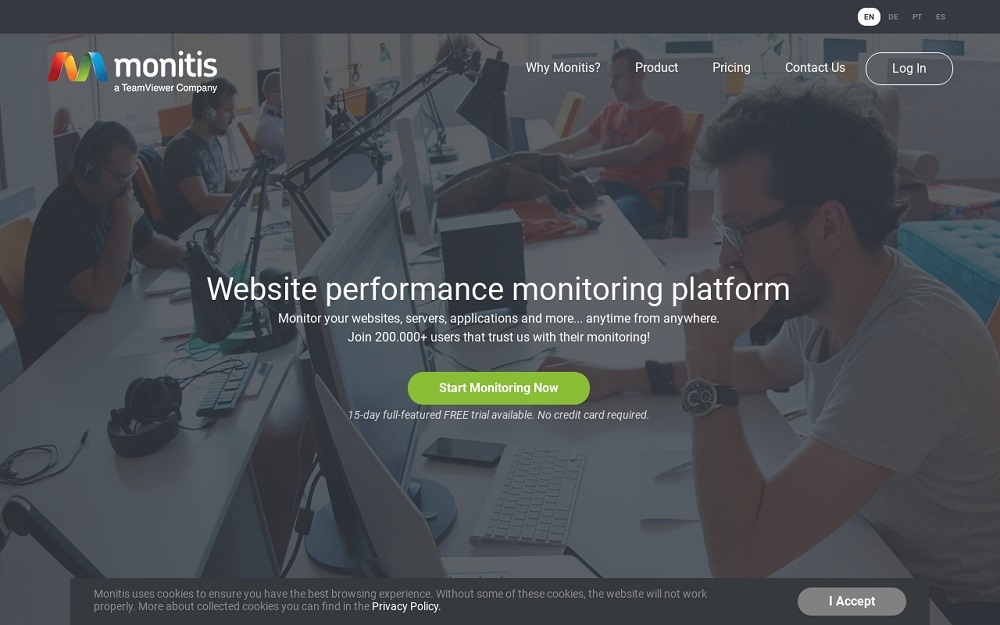 Monitis là công cụ giúp bạn có thể giám sát website