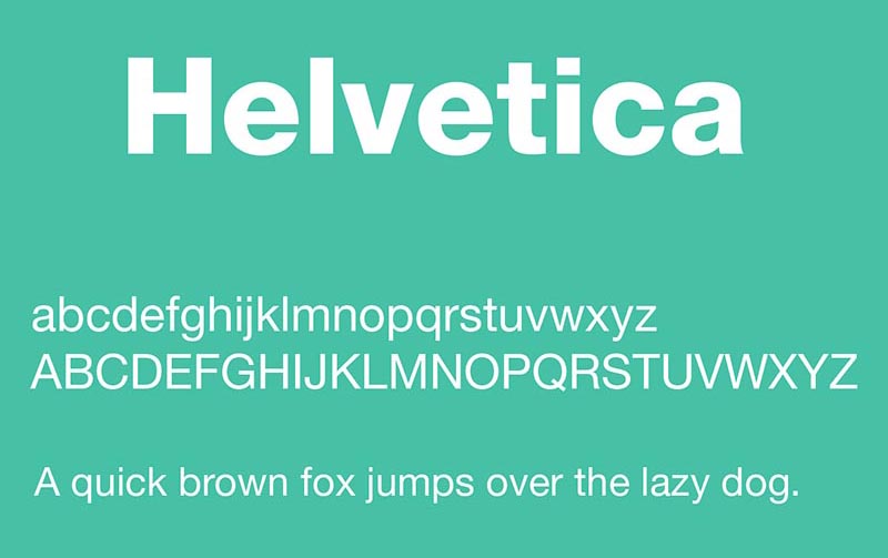 Bộ font Helvetica
