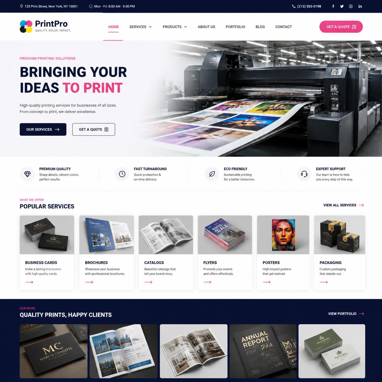 Thiết Kế Website In Ấn