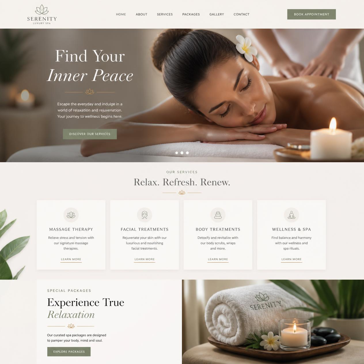 Thiết Kế Website Spa