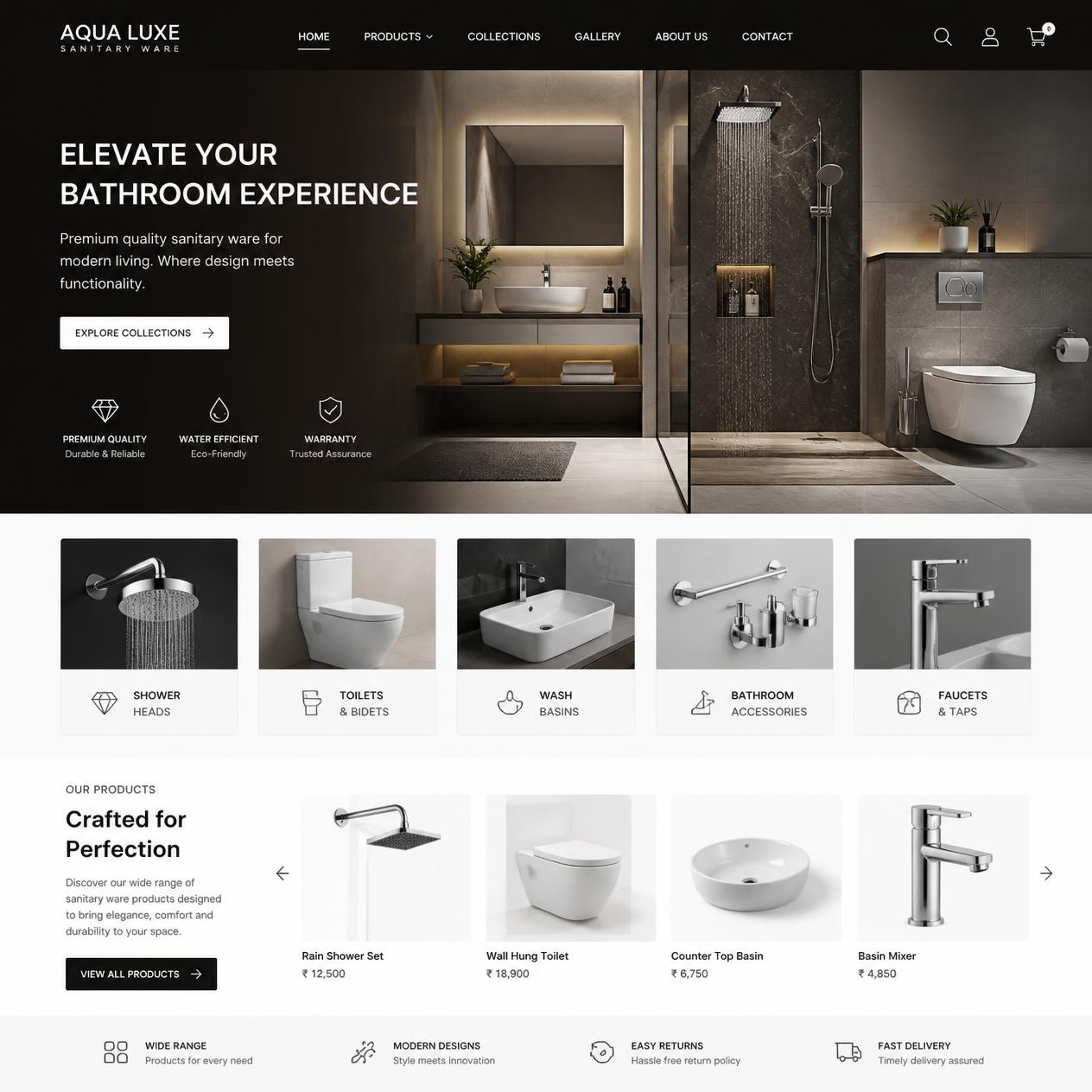 Thiết Kế Website Thiết Bị Vệ Sinh