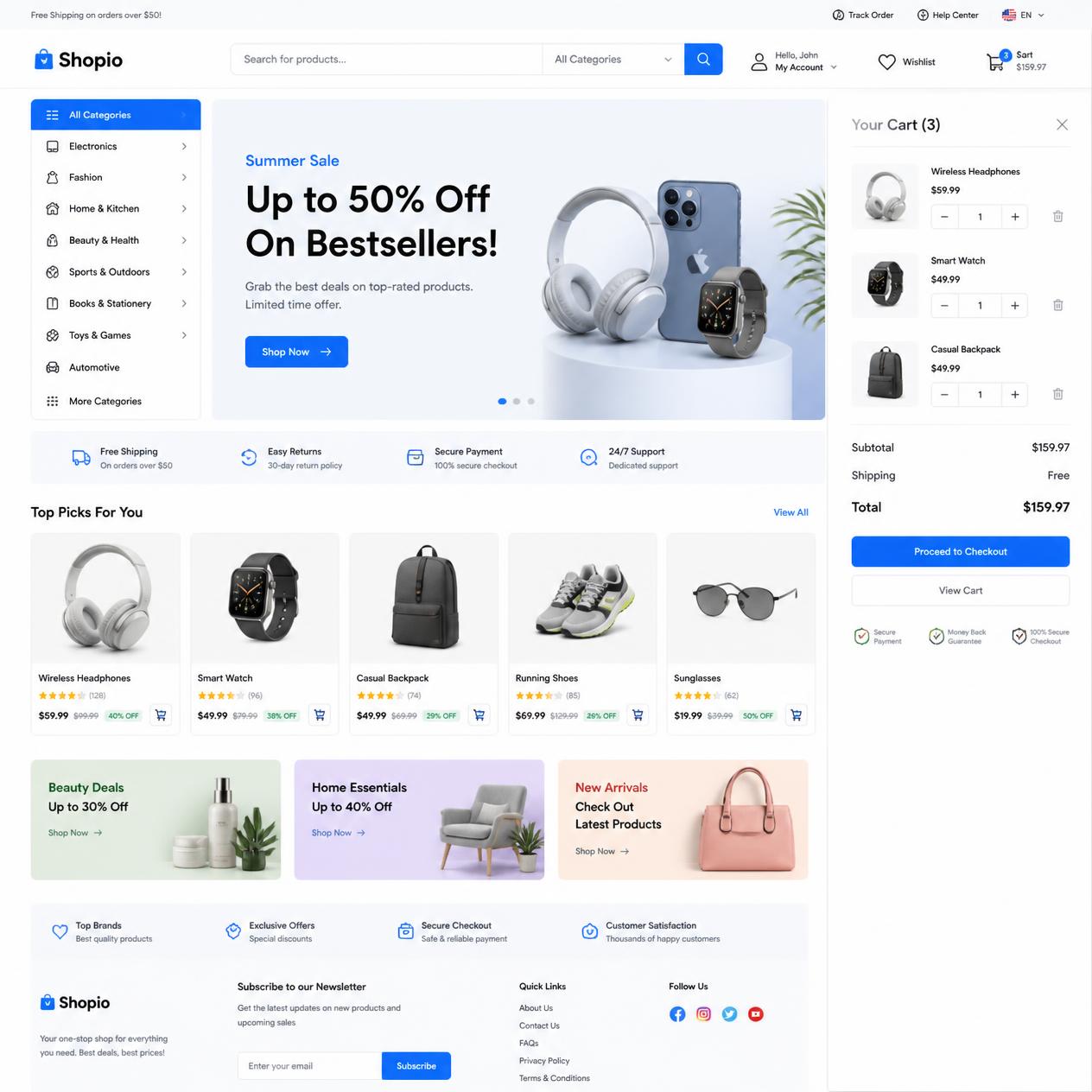 Thiết Kế Website Thương Mại Điện Tử